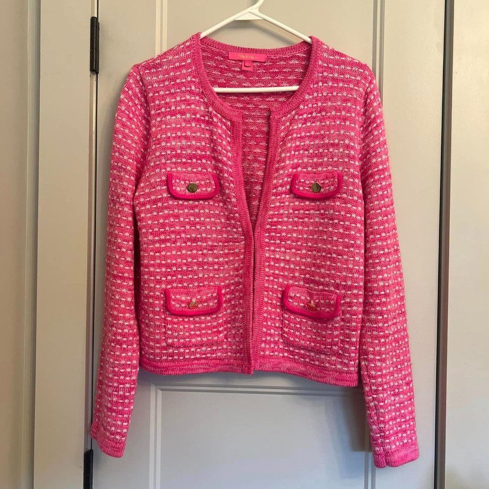 Pink Lily Pulitzer Cardigan